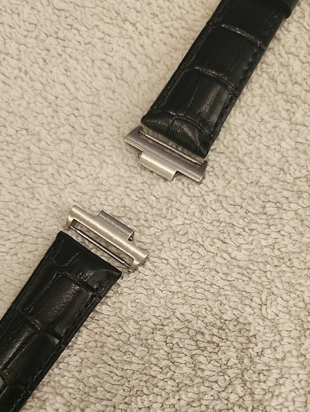 Strap Adapter For Tissot PRX Men's Silver Watch Band End Links - Pair